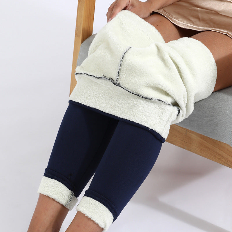 Dikke gevoerde thermo legging met hoge taille