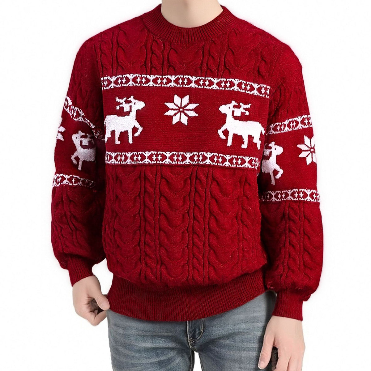 Kersttrui heren met rendieren