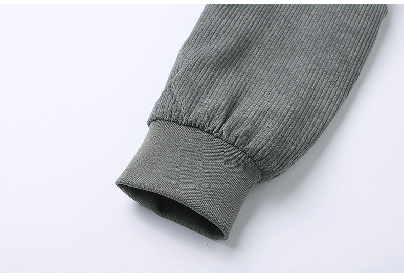 Corduroy jas heren met sherpa kraag