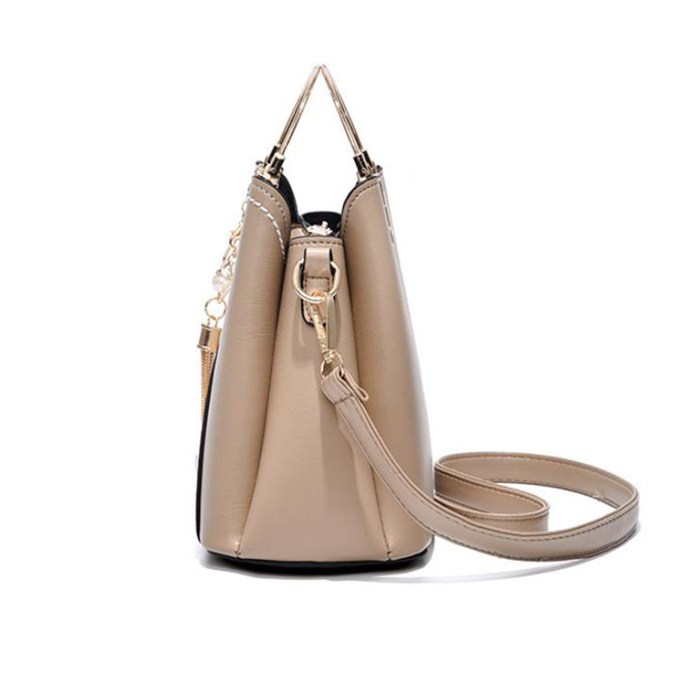 Colour block handtas met hartje