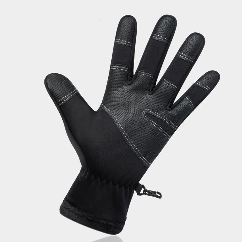 Winterhandschoenen met ritsvak op de handrug