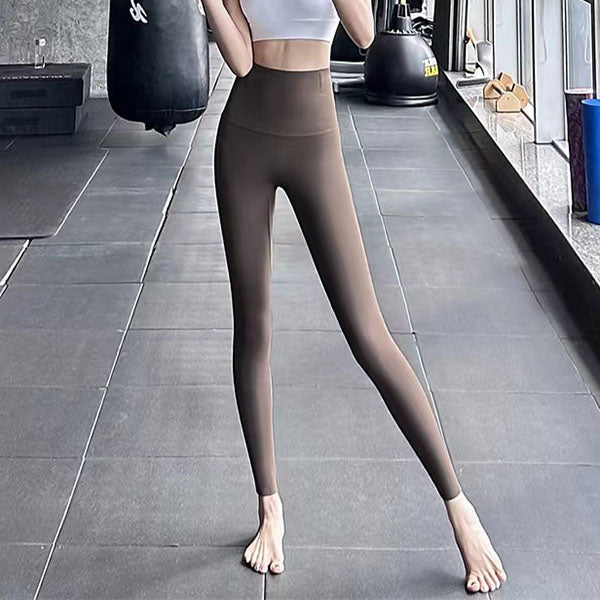 Dikke gevoerde thermo legging met hoge taille