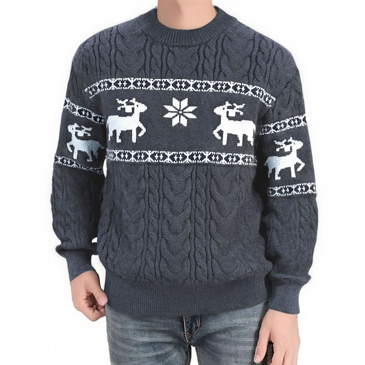 Kersttrui heren met rendieren