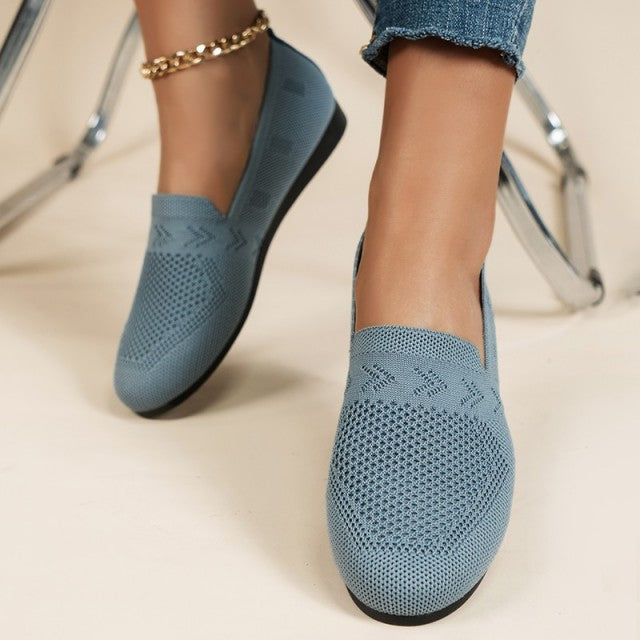 Dames Loafers met Mesh Design en Antislip Zool