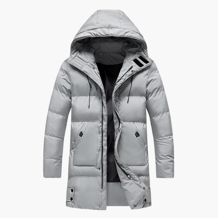 Heren Parka Jas met Capuchon en Rits