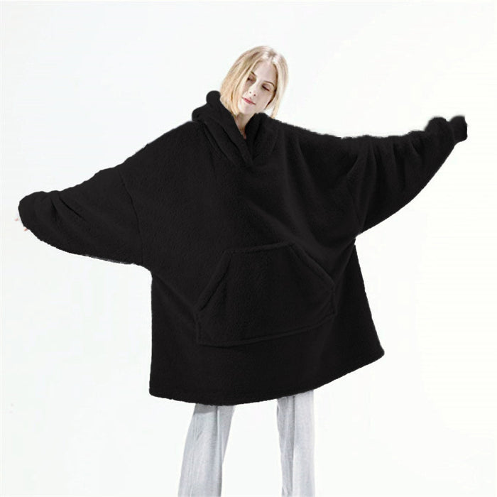 Fleur | Hoodie deken oversized met grote buidelzak