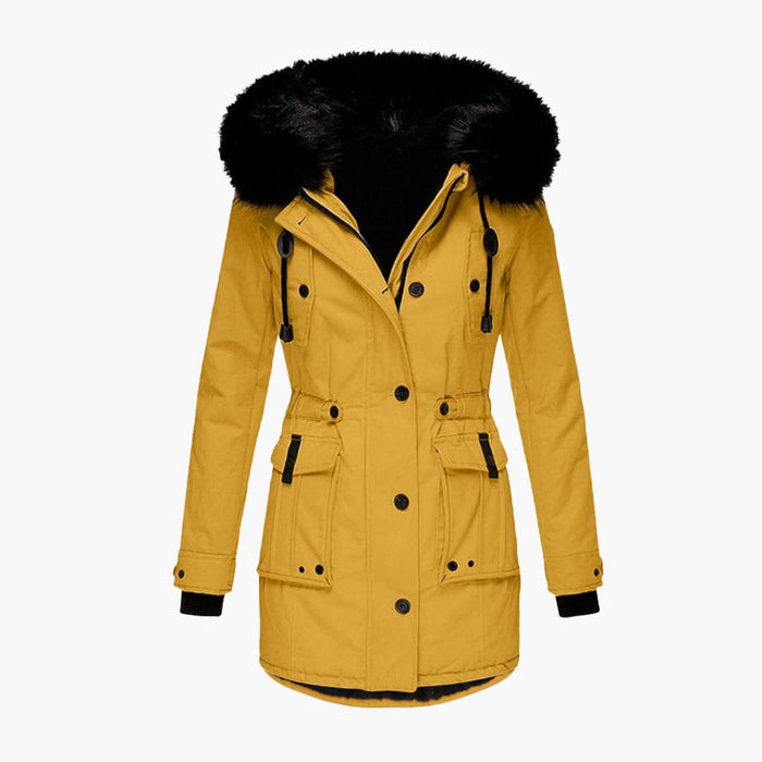 Dames Parka Jas met Kap en Flapzakken