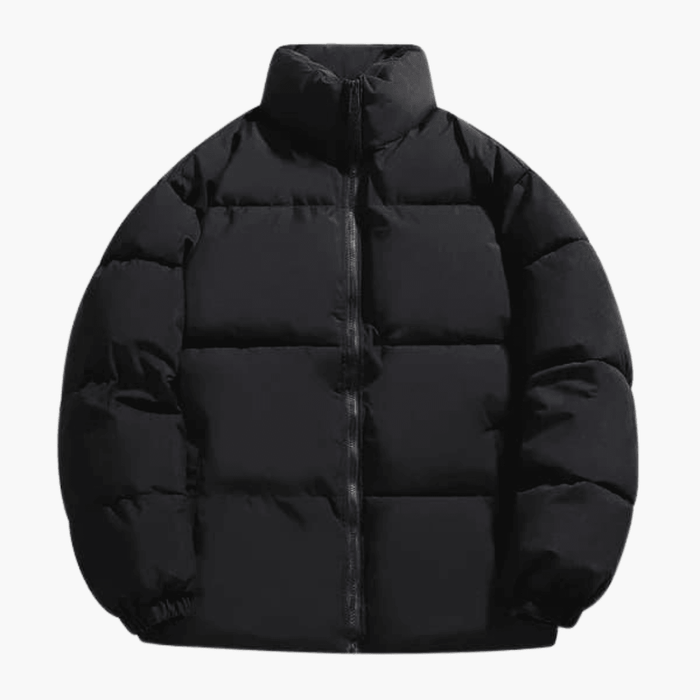 Heren Gevoerde Winterjas met Rits