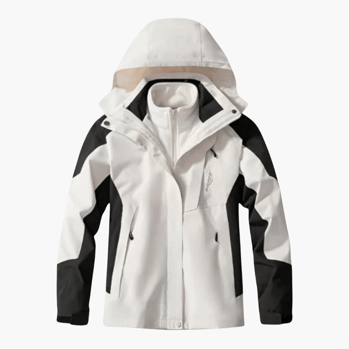 Heren Hooded Outdoor Jacket met Rits en Zakjes