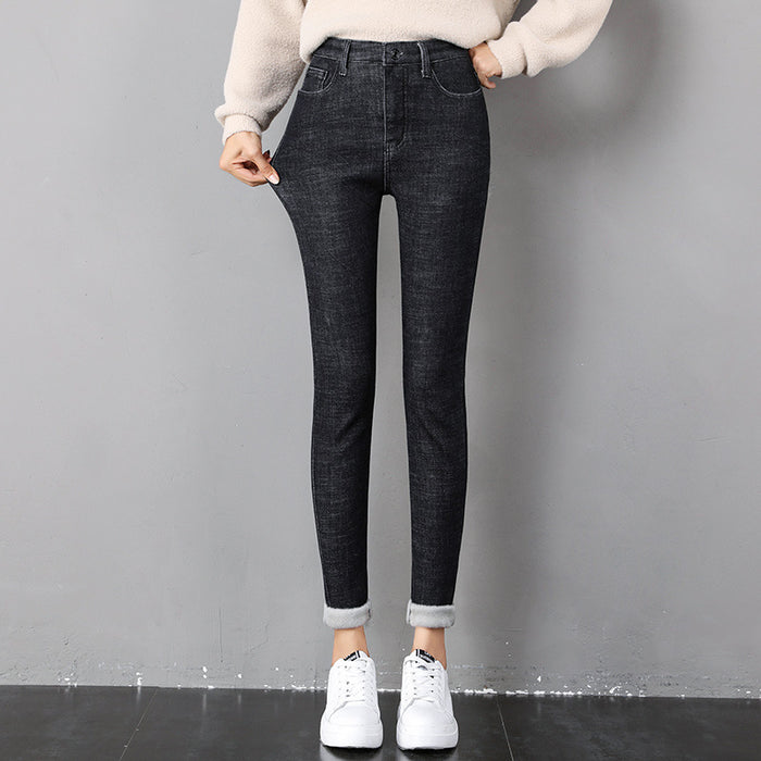 Roos | Gevoerde skinny jeans met zachte fleece binnenkant