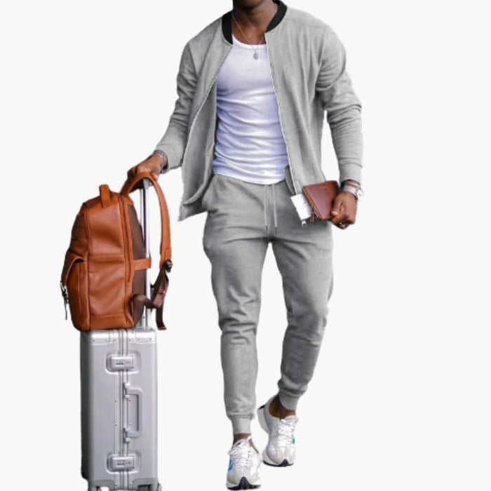 Heren Twee-delig Set met Ritsjack en Broek