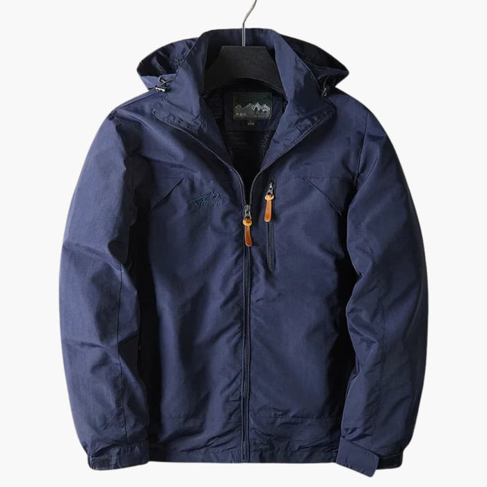 Heren Outdoor Jacket met Capuchon en Rits