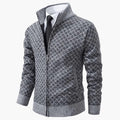 Heren Tailored Jacket met Revers en Voorkant Sluiting