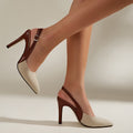 Amélie | Contrast Slingback Hakken