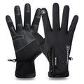 Winterhandschoenen met ritsvak op de handrug