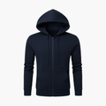 Heren Zip Hoodie met Capuchon en Voorzakken