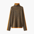 Dames Turtleneck Trui met Geribbelde Brei