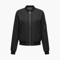 Dames Bomberjack met Geribbelde Mouwen