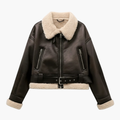 Dames Zip Jacket met Ceintuurbodem en Binnenvoering
