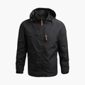 Heren Hooded Jacket met Rits en Zakken