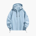 Heren Hoodie Jacket met Rits en Verstelbare Zoom
