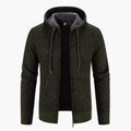 Heren Hoodie Cardigan met Rits en Zakken