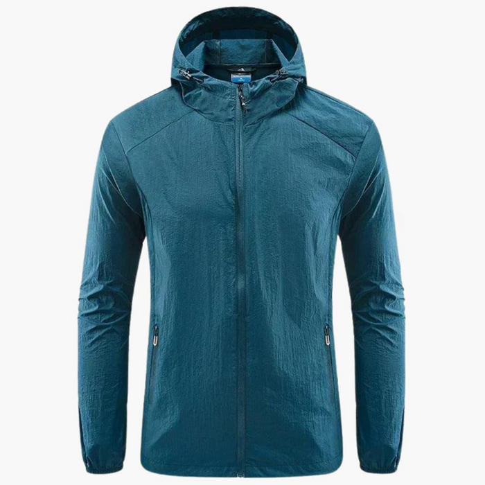 Heren Hooded Jacket met Rits en Zakken
