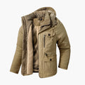 Heren Winterjas met Capuchon en Zakken