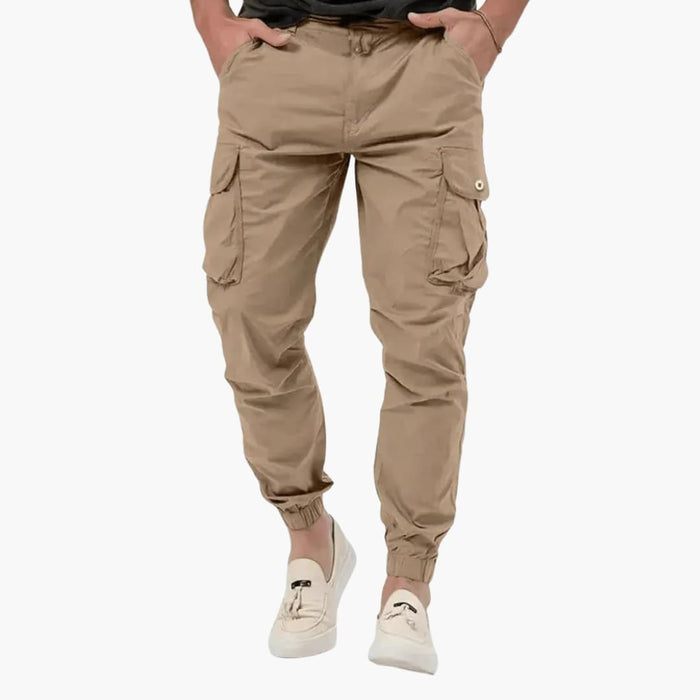 Heren Cargo Joggingbroeken met Elastische Boord en Zakken