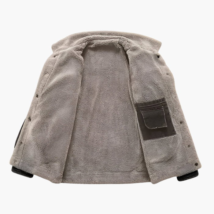 Heren Fleece-gevoerde Spijkerjack
