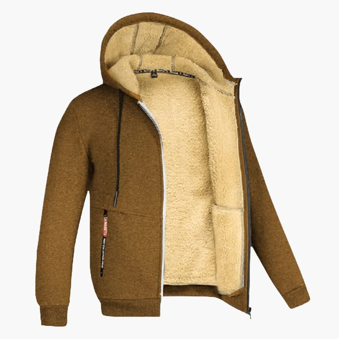 Heren Hooded Jacket met Rits