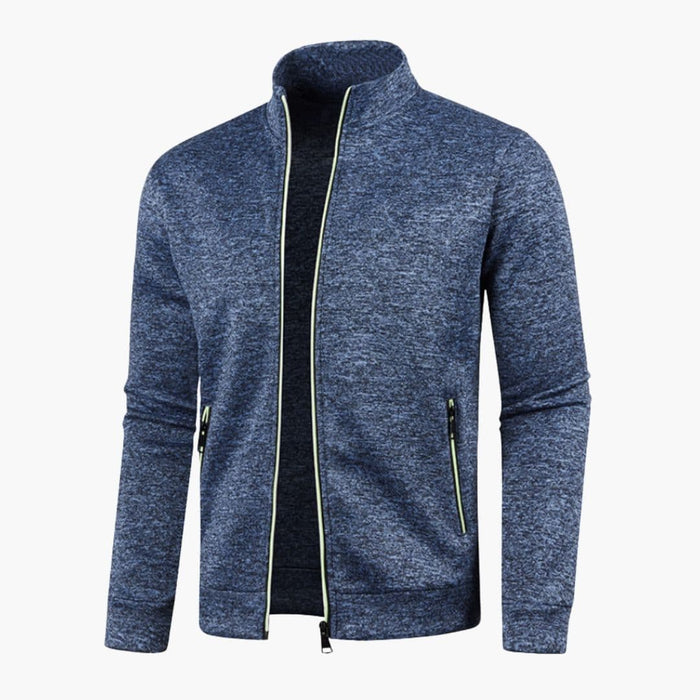 Herenjacket met Rits en Staande Kraag