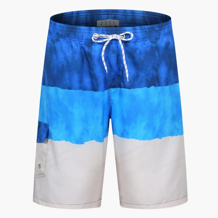 Heren Mid-Length Board Shorts met Touwsluiting in de Taille