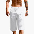 Heren Sport Shorts met Elastische Taille en Rechte Pijp