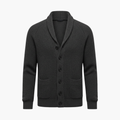 Heren Cardigan met Sjaalkraag en Knopenfront