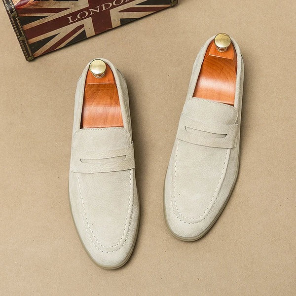 Heren Loafers met Penny Band en Lichte Zool
