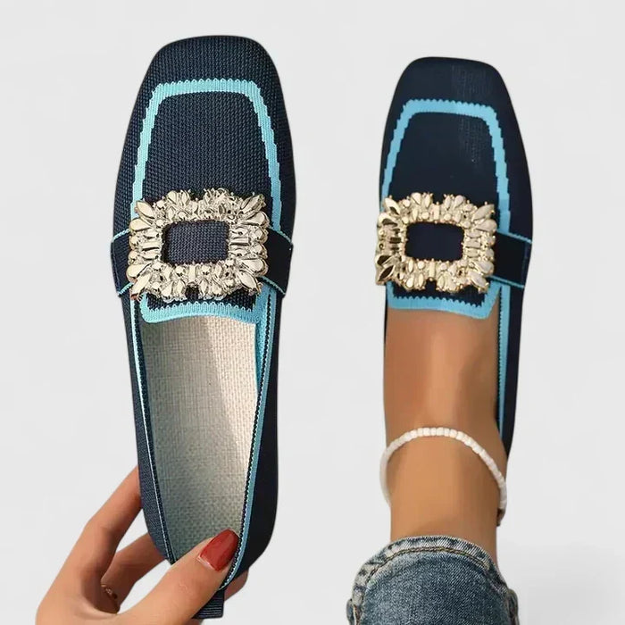 Dames Loafers met Orthopedische Ondersteuning en Strikdetail