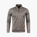 Heren Pullover met Halve Rits en Lange Mouwen
