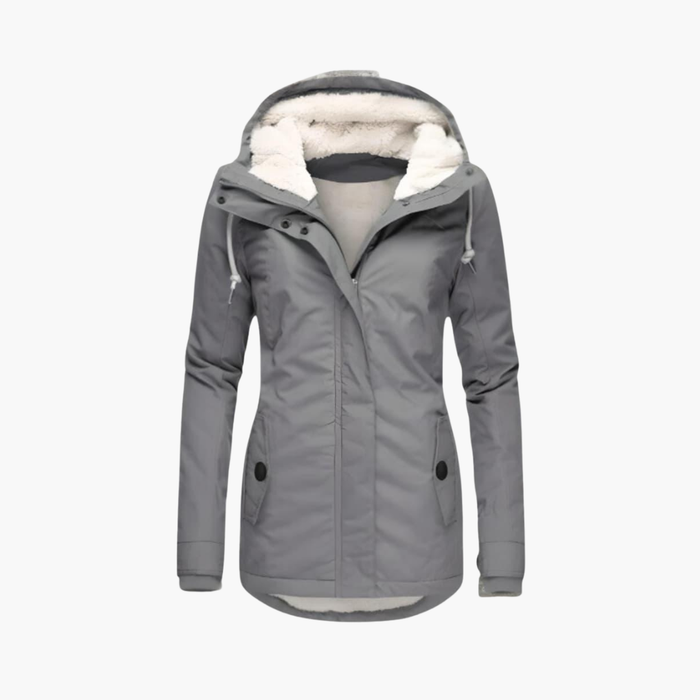 Dames Winterjas met Binnenlaag en Zakken
