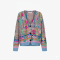 Dames Cardigan met Patroon Breiwerk