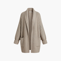 Dames Cardigan met V-hals en Paspelzakken