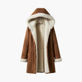 Dames Hooded Coat met Toggle Sluiting en Zakken
