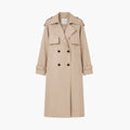 Dames Trenchcoat met Knopenlijst