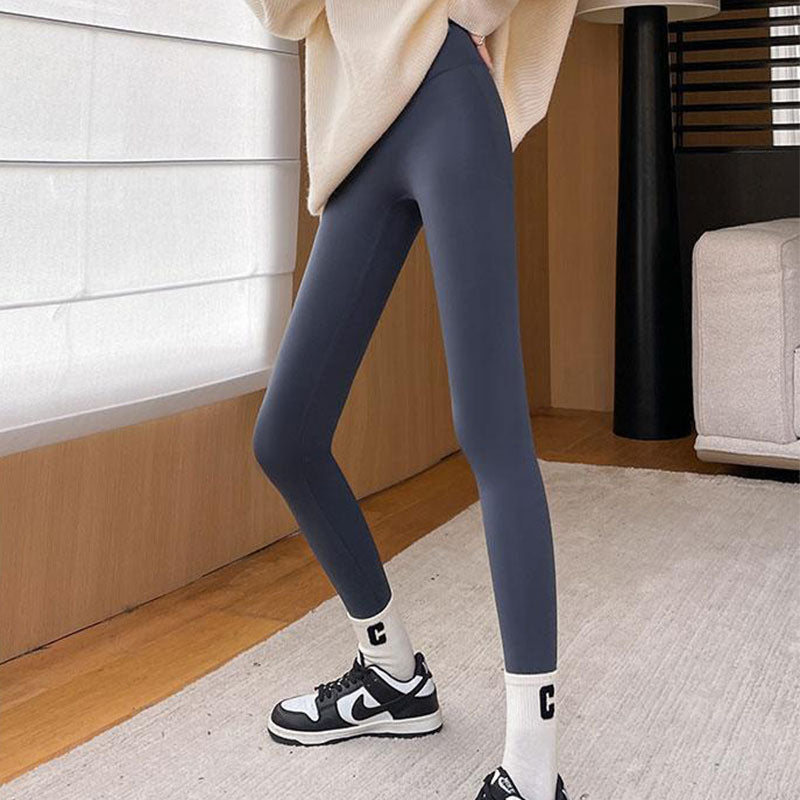 Dikke gevoerde thermo legging met hoge taille