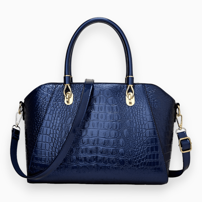 Dames Tote Handtas met Krokodillenprint en Crossbody Riem