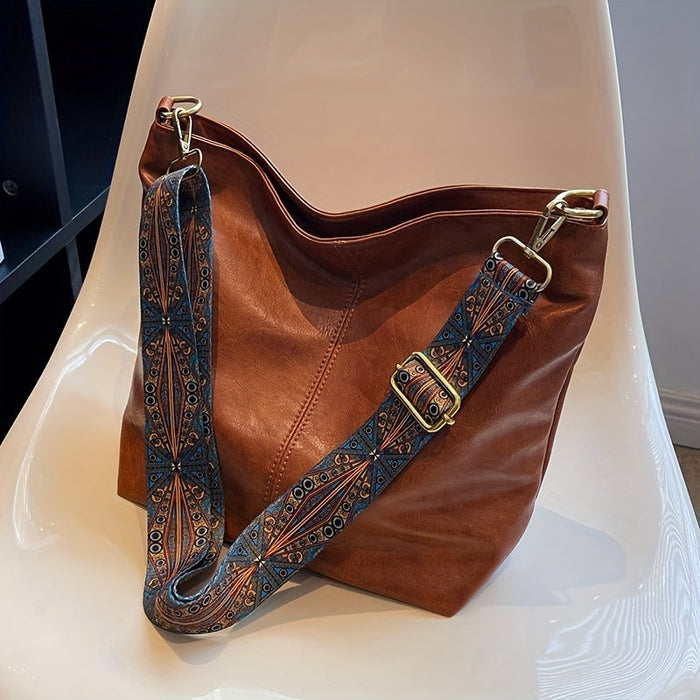 Dames Hobo Schoudertas met Verstelbare Riem